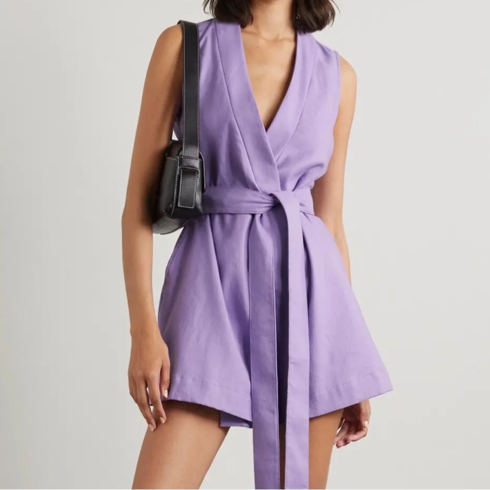 BONDI BORN Purple Mini Dress